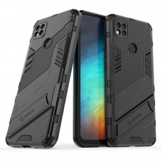 Θήκη Κινητού BBR Steel Αντικραδασμική ( Armor - Shockproof ) με ενσωματωμένη βάση στήριξης ( Kickstand ) για XIAOMI REDMI 10A BLACK